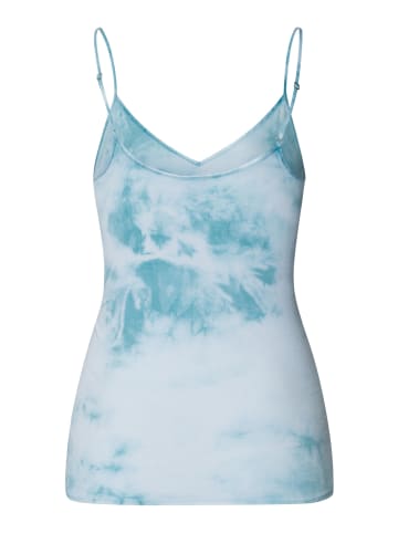 Hanro Spaghettitop Cotton Seamless in ocean tie dye