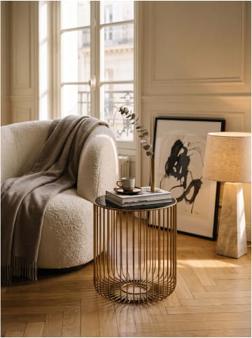 KADIMA DESIGN Beistelltisch Einscheiben-Sicherheitsglas, Modern