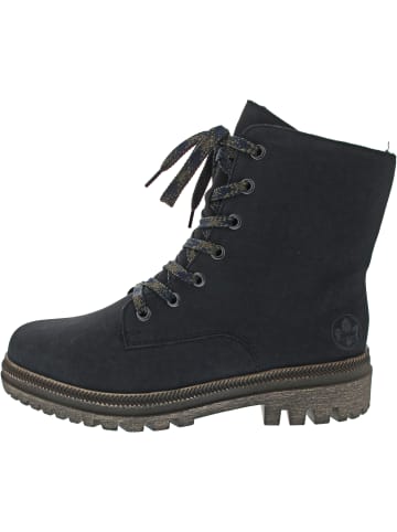 rieker Schnürstiefel Blau