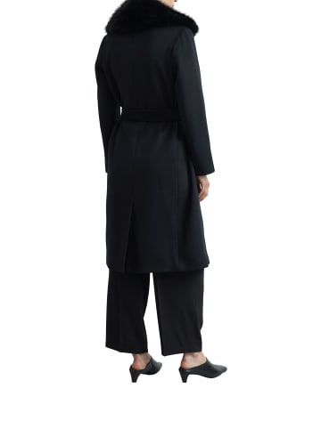 comma Wollmantel in schwarz - 0002
