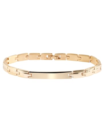 Adeliás Herren Armband aus Edelstahl 20 cm in gold