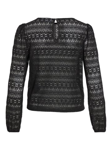 Vila Oberteil mit langen Ärmeln in Black