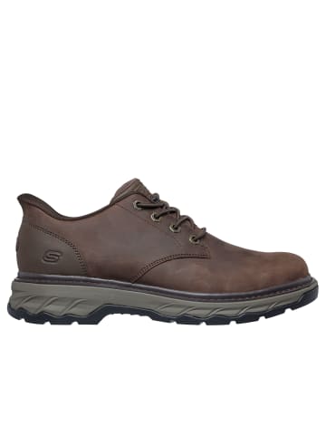Skechers Schnurschuh LOCKETT-GUSTAV in chocolate
