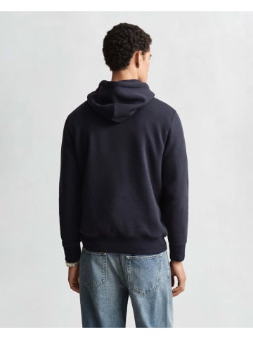 Gant Hoodie in marine mais - 0001