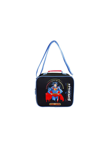 DC Comics Superman Lunchtasche Brottasche Black mit Reißverschluss