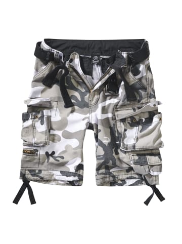 Brandit Cargo Shorts in snowcamo