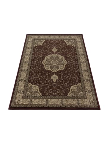 KADIMA DESIGN Teppich Kurzflor Boho Vintage Look Polypropylen Gewebt in Rot