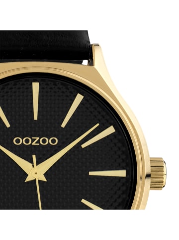 Oozoo Analog-Armbanduhr Oozoo Timepieces schwarz groß (ca. 42mm)