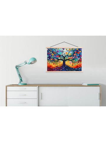 MuchoWow Poster mit Leiste Blumenbaum  (BxH)