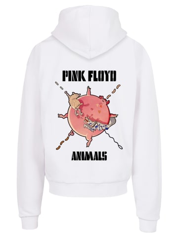 F4NT4STIC Ultra Heavy Hoodie Pink Floyd Fat Pig ANIMALS in weiß