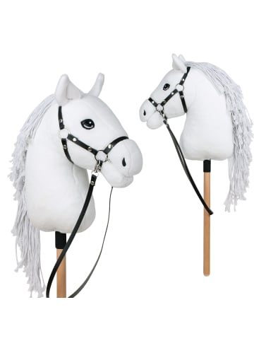 Pink Papaya Hobby Horse " Mia - Medium " in white