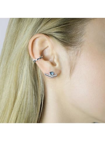 Carolin Stone 925/- Sterling Silber in blau
