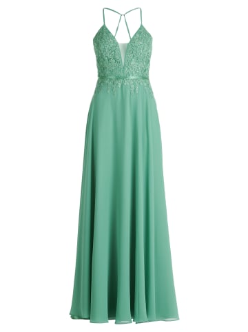 Vera Mont Abendkleid mit Stickerei in Light Green