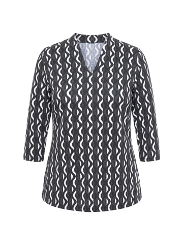 Ulla Popken Shirt in dunkel khaki