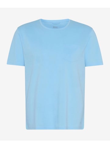 BRAX  T-Shirt in smooth blue