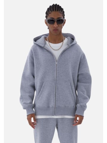 Megaman Basic ZIP Hoodie in Anthrazit-Melange