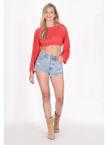 IZIA Women Sweater in orange