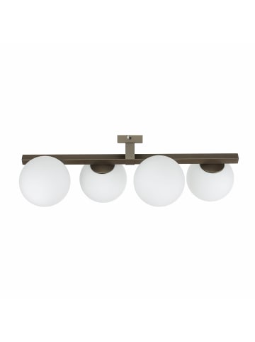 Licht-Erlebnisse Deckenlampe (B)29 x (L)70 x (H)22 cm in Titanium Gold Weiß