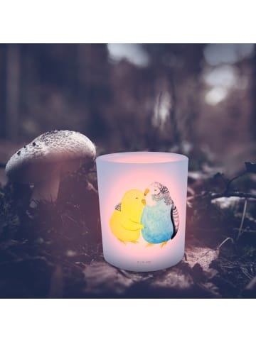 Mr. & Mrs. Panda dekolicht Wellensittich Liebe ohne Spruch in Transparent