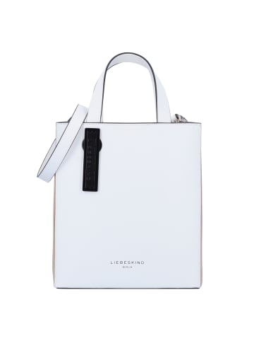 LIEBESKIND BERLIN Paper Bag Handtasche S Leder 22 cm in offwhite