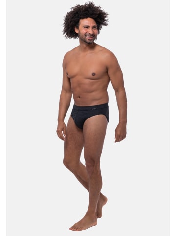 Ammann Slip / Unterhose Jeans Feinripp in Anthrazit