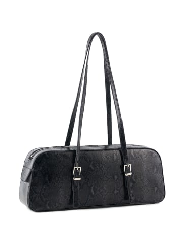 Seidenfelt Lilleby Schultertasche 33 cm reptile black