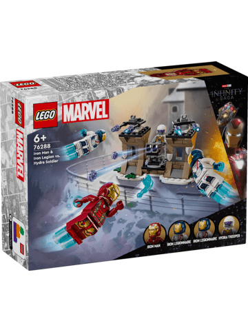 LEGO Marvel Iron Man & Iron Legion vs. HYDRA-Soldat in Mehrfarbig ab 6 Jahre