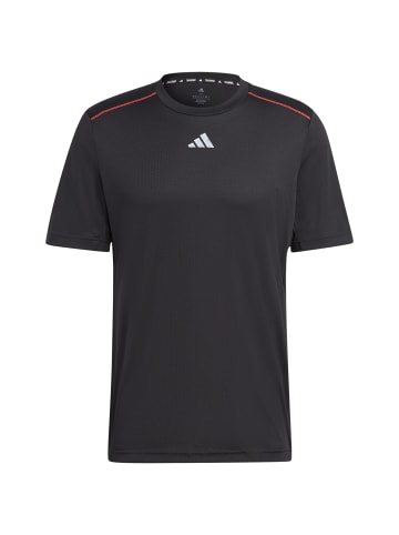 adidas Performance Trainingsshirt Workout Base Logo in schwarz