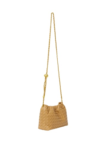 faina Women Handbag in Beige