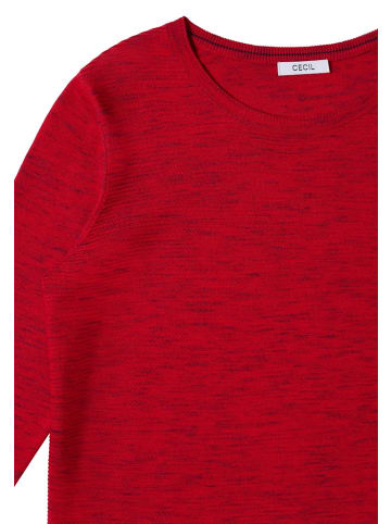 Cecil Strukturpullover in Rot