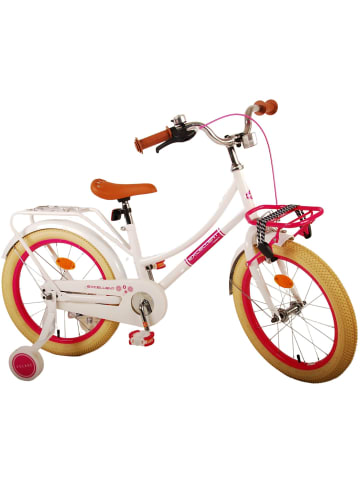 Volare Kinderfahrrad Excellent für Mädchen 18 Zoll Kinderrad in Weiß 4 Jahre