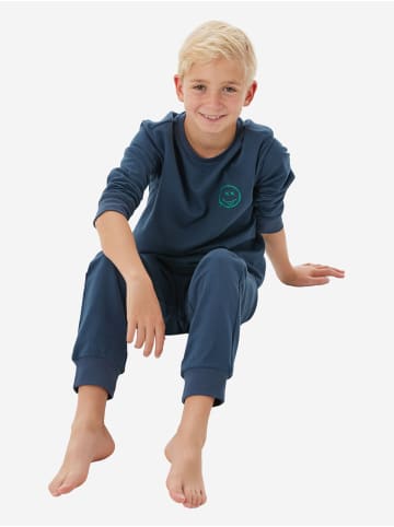Schiesser Schlafanzug Nightwear in deep blue