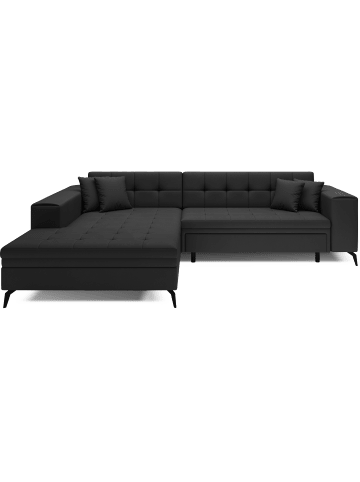 MF Design Sokka Recamiere Links in Schwarz -  (L) 292 x (B) 292 x (H) 84 cm