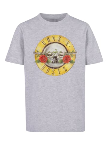 F4NT4STIC T-Shirt Guns 'n' Roses Band Vintage Classic Logo (Distressed) Black in grau meliert