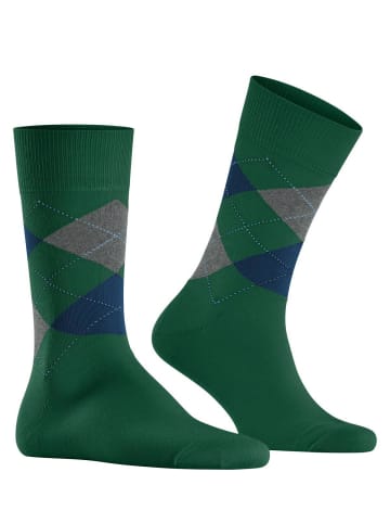 Burlington Socken 1er Pack in Grün/Grau/Blau