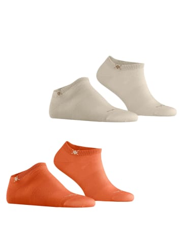 Burlington Sneaker-Socken Doppelpack in Pumpkin