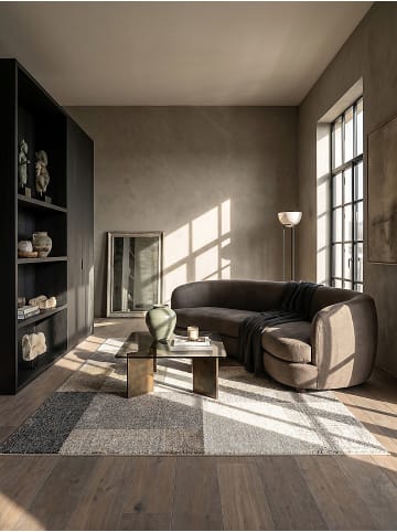 KADIMA DESIGN Teppich Kurzflor Patchwork pflegeleicht Wohnzimmer Esszimmer in Beige