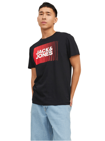 Jack & Jones T-Shirt JJECORP LOGO in Schwarz