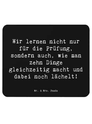 Mr. & Mrs. Panda Maus-Pad Spruch Auszubildende Lächeln mit Spruch in Schwarz