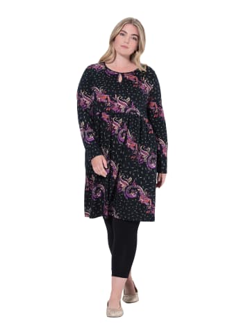 Ulla Popken Midikleid in schwarz