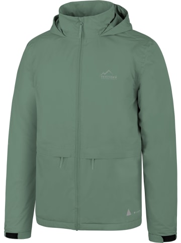 Normani Outdoor Sports Kinder Regenjacke ungefüttert mit Reflektoren in Dunkelgrün