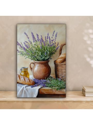 MuchoWow Leinwand Bilder Flieder