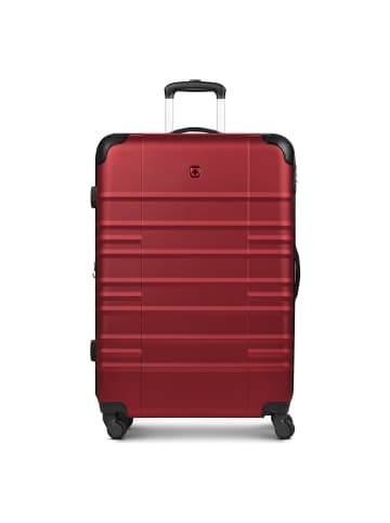 Wenger Amplar Evo 4 Rollen Trolley L 75 cm mit Dehnfalte ruby