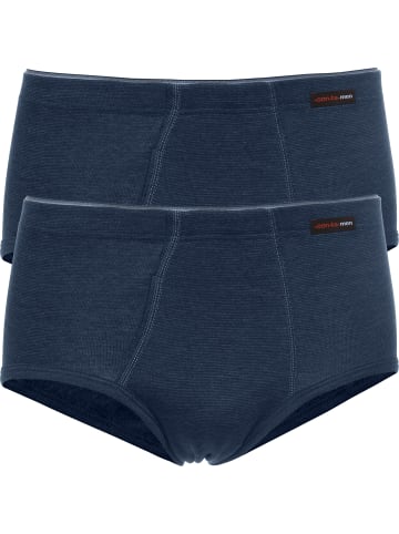 Con-ta Thermo, Baumwolle, Feinripp Thermo-Slip 2er-Pack in marine
