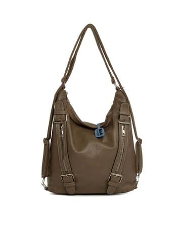 BAGmori Schultertasche in Mink