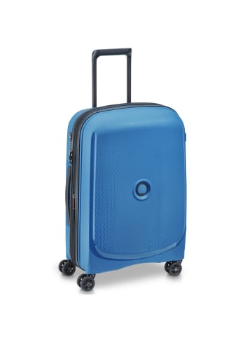 Delsey Belmont Plus 4-Rollen Kabinentrolley 55 cm in zink blau