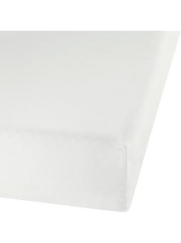 Erwin Müller Biber Spannbettlaken Garmisch in weiß