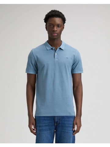 Lee Polo Garment Dye in Dustier Blue