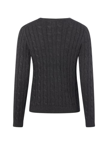 Marie Lund Strickpullover in anthrazit - 0007