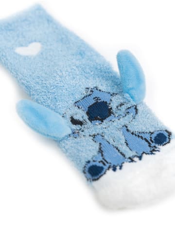 Disney Lilo & Stitch 3D ABS Kuschelsocken Stoppersocken Socken (2er Pack) in Mehrfarbig